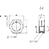 Réducteur hexagonal laiton SKINDICHT MR-M 75x1,5/63x1,5 6kt. - 52101979 | SKINDICHT MR-M 75x1,5/63x1,5 6kt.