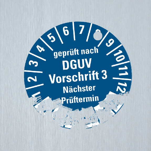 Prüfplakette DGUV Vorschrift 3,NP,25-30,blau/weiß,Dokumentenfolie,Ø30mm,10/Bogen Prüfplakette DGUV Vorschrift 3,NP,25-30,blau/weiß,Dokumentenfolie,Ø30mm,10/Bogen-Beschreibung lesen