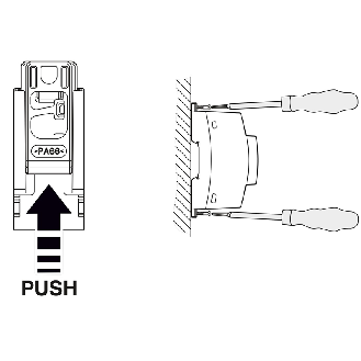 Alim. à découpage 24VDC 5A 120W, 1PH 100-240VAC, Rail DIN, Push-in - STEP3-PS/1AC/24DC/5/PT-Lire la description