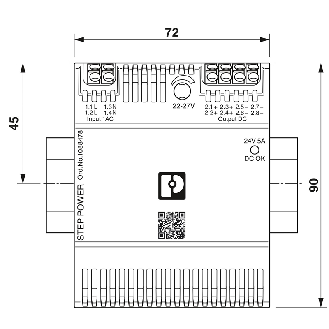 Alim. à découpage 24VDC 5A 120W, 1PH 100-240VAC, Rail DIN, Push-in - STEP3-PS/1AC/24DC/5/PT-Lire la description