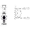 Alim. à découpage 24VDC 2,5A 60W, 1PH 100-240VAC, Rail DIN, Push-in - STEP3-PS/1AC/24DC/2.5/PT