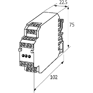 Alim. redressée filtrée 100mA-9.5-15VDC, 1PH 230VAC - 85625 | MKN 0,1-230/9,5-15-Lire la description