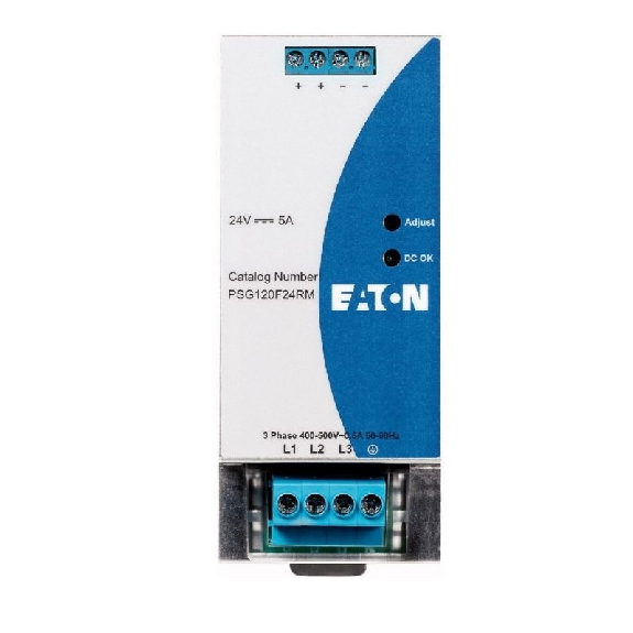 Alim. à découpage 24VDC 5A 120W, 3PH 320-600VAC - PSG120F24RM Alim. à découpage 24VDC 5A 120W, 3PH 320-600VAC - PSG120F24RM-Lire la description