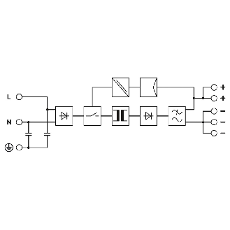Alim. à découpage 12VDC 5A 60W, 1PH 100-240VAC, à vis - TRIO-PS/1AC/12DC/ 5-Lire la description