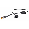 Spot LED, 23x20x13mm, 1 LED, blanc, 24VDC, M12 4 pôles, +/- 9 °, IP40 - TSPOT1-WHI-9