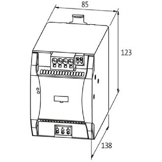 Alimentation à découpage 48-56VDC 10A-Lire la description