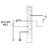 Module alimentation 24Vdc (pour US et UM), IP20, Inline - IB IL 24 PWR IN-PAC