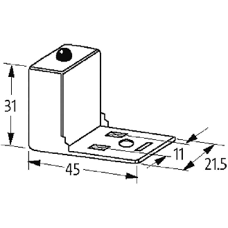 Module d'antiparasit. p/électrov. Forme BI LED+RC 110VAC/DC 10W/VA - 3124270 | LBS-LED JAUNE+RC 022/110-Lire la description