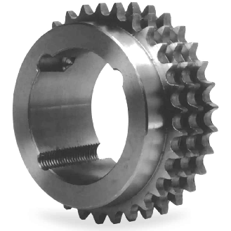 CMW - Rueda dentada con cubo desmontable 3020 - Dentado triple - 12B3 - 30 dientes - Paso 19,05 mm-Leer más