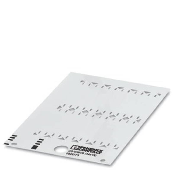 Repères pour câble, Carte, blanc, vierge - US-WMTB (44X15) Repères pour câble, Carte, blanc, vierge - US-WMTB (44X15)-Lire la description