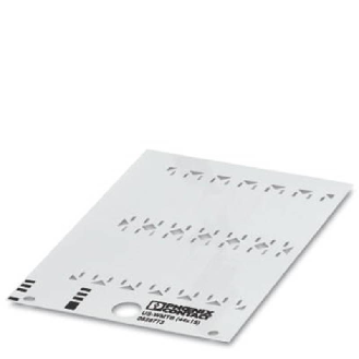 Repères pour câble, Carte, blanc, vierge - US-WMTB (44X15)-Lire la description