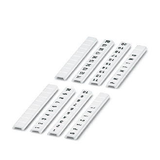 Repérage ZB, plat, 91- 100, blanc, Largeur: 5 mm - ZBF 5,LGS:FORTL.ZAHLEN 91-100-Lire la description