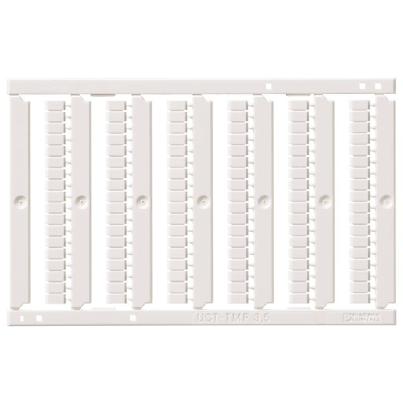 Repères vierges, enfichables, 1,5mm², haut ou bas (108p x5 plaques) - XW5Z-P1.5LB2-Lire la description
