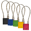 ABUS Vorhängeschloss,verschieden schließend,grün,H 34mm,B 32mm,T 12mm,Seil 20cm