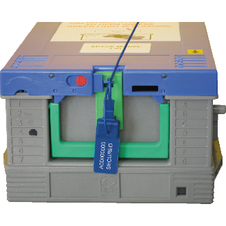 Sicherheits-Zugplombe TEN-LOK 1, blau, Nylon, Einsatzlänge 260mm, Ø 2mm, 1000/VE-Beschreibung lesen
