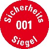 Sicherheitssiegel, nummeriert von 1 - 500, Haftpapier, permanent, Ø 25mm, 500/Rolle