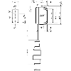 Détecteur de contraste PNP P=50mm ±30mm Laser rouge LO/DO / M12 4P+C0.3m - KTM-LP22182P