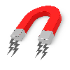 Magnetband, individuell beschriftbar, zum Zuschneiden, rot, 50mm, 30m/Rolle