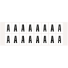 Buchstabe A, weiß/schwarz, Folie, Schrifthöhe 25mm, 22x36mm, 320 Stück/Packung Buchstabe A, weiß/schwarz, Folie, Schrifthöhe 25mm, 22x36mm, 320 Stück/Packung