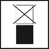Verpackungskennzeichen Nicht stapeln, Folie, seewasserbeständig, 100x100mm, IMDG-Code, ADR Verpackungskennzeichen Nicht stapeln, Folie, seewasserbeständig, 100x100mm, IMDG-Code, ADR