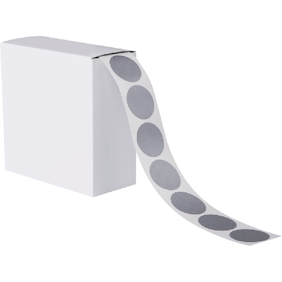 Ronden im Spenderkarton, silber, Gewebefolie, Ø 30mm, 300/Rolle Ronden im Spenderkarton, silber, Gewebefolie, Ø 30mm, 300/Rolle-Beschreibung lesen