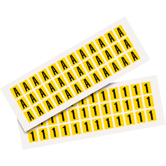 Pfeil, gelb/schwarz, Folie, Schrifthöhe 15mm, 14x19mm, 720 Stück/VE Pfeil, gelb/schwarz, Folie, Schrifthöhe 15mm, 14x19mm, 720 Stück/VE-Beschreibung lesen