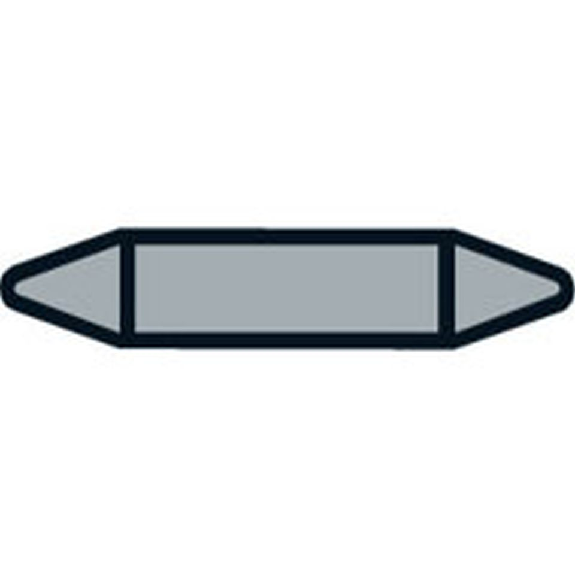 Rohrleitungs-Einzeletikett, zum Beschriften, grau, Folie, 17x75mm, 80/Heft Rohrleitungs-Einzeletikett, zum Beschriften, grau, Folie, 17x75mm, 80/Heft-Beschreibung lesen