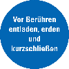 Gebotsschild Vor Berühren entladen erden..., praxisbewährt, Folie, Ø 100mm Gebotsschild Vor Berühren entladen erden..., praxisbewährt, Folie, Ø 100mm
