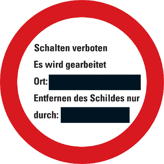 Verbotsschild Schalten verboten Es wird..., Magnetfolie, Schultafellack, Ø 200mm Verbotsschild Schalten verboten Es wird..., Magnetfolie, Schultafellack, Ø 200mm-Beschreibung lesen