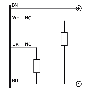 DPI M30 PNP NO+NF P15mm noyé 76(50)mm Laiton 10-30Vdc M12 4P - AT1/0P-3H-Lire la description