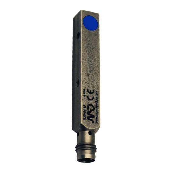 DPI Rect. PNP NO P2mm noyé 8x8x59mm Inox M08 3P - IL8/AP-3F-Lire la description