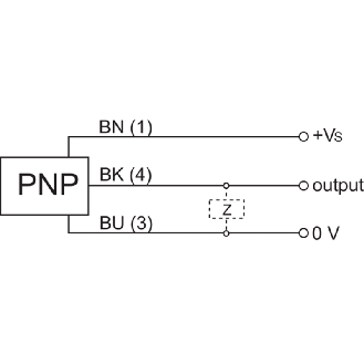 DPI M12 PNP NO P4mm noyé 40mm Laiton 10-30Vdc / Câble 8m PUR - IFRM 12P1702/PL/0800-Lire la description
