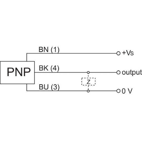 DPI M12 PNP NO P4mm noyé 40mm Laiton 10-30Vdc / Câble 8m PUR - IFRM 12P1702/PL/0800-Lire la description