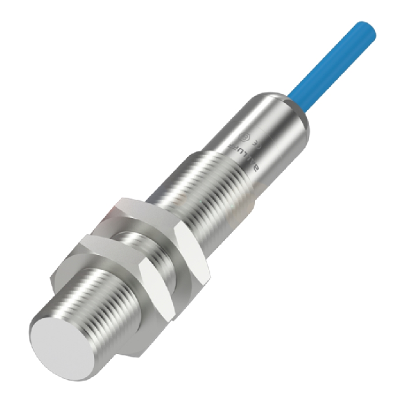 DPI Ex M12 2 fils NAMUR P2mm noyé 62(44)mm Inox 8,2Vdc Câble 2m FEP - BES M12MG2-GNX20B-BT02-EXA (BES05NE)-Lire la description