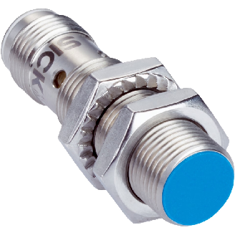 DPI M12 NPN NO P4mm noyé IO-Link 34(30)mm Inox V2A +100°C / M12 4P - IMB12-04BNSVC0K-Lire la description