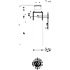 DPI M18 PNP/NPN NO+NF P5mm noyé 72(45)mm Laiton M12 4P - PK3/00-1H