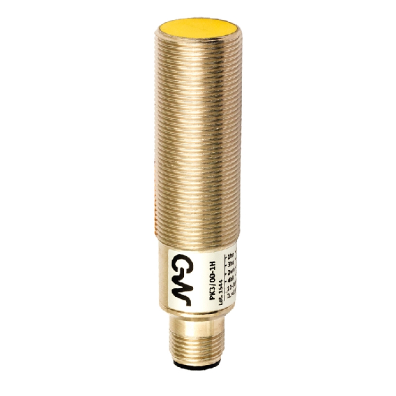 DPI M18 PNP/NPN NO+NF P5mm noyé 72(45)mm Laiton M12 4P - PK3/00-1H-Lire la description