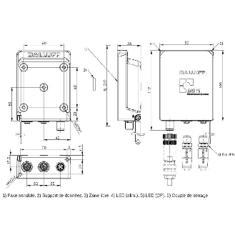 Tête lecture/écriture HF (13,56 MHz), unité d'exploitation, PROFINET-Lire la description