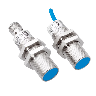 DPM Ex M18 2 fils NAMUR P70mm Axial 65(40)mm Laiton / M12 4P - MM18-70A-N-ZC0-Lire la description