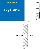 CMW - Disco prealesato - Acciaio - Doppia dentatura - 12B2 - 21 denti - passo 19,05 mm con foro 16 mm