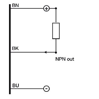 DPC Rect. NPN NO P5mm noyé 30x50x7mm Plast. 5Vdc Câble 2m PVC - CQ50/AN-1A-Lire la description