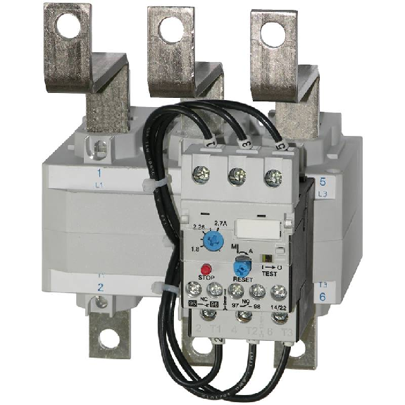 Relais thermique pour J7KN-151 à J7KN-176, 120 à 180A - J7TKN-F-180-Lire la description