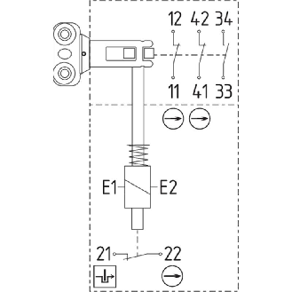 Int. séc. derverrouillage sous tension 24Vdc 1500N - TZF3OE/1SS24VDC-Lire la description