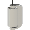 Charnière de sécurité inox 2NO+2NF rupt. lente, câble 2m - HX BL22-2AN