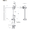 Support complet pied et tube Ø12mm pour E3Z, E39-R1/E39-R3 - E39-L93FV Support complet pied et tube Ø12mm pour E3Z, E39-R1/E39-R3 - E39-L93FV