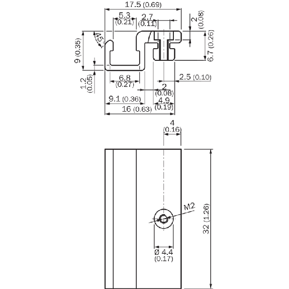 Fixation pour MZT / RZT / MZ2Q-T - BEF-KHZ-TT1-Lire la description