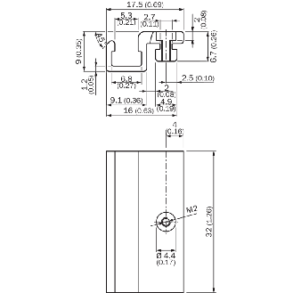 Fixation pour MZT / RZT / MZ2Q-T - BEF-KHZ-TT1-Lire la description
