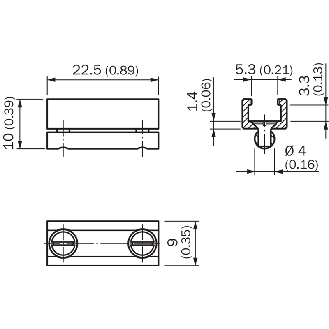 Support pour capteurs de vérin - BEF-KHZ-CT23-Lire la description
