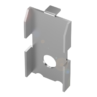 Fixation pour capteurs inductifs BES R04, 4x16,2x9mm, inox - BES R04-MF-01 (BAM00K3)-Lire la description