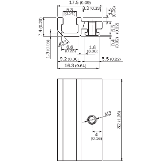 Fixation pour MZT / RZT / MZ2Q-T - BEF-KHZ-TT2-Lire la description